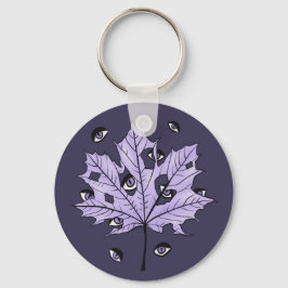 Llavero Ojos asquerosos de hojas moradas - Espectacular na