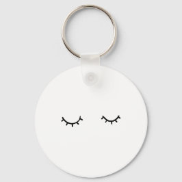 Llavero Ojos cerrados, sólo pestañas