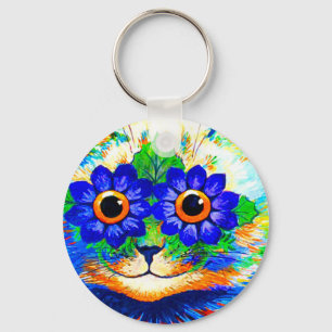 Llavero Ojos de flor de gato