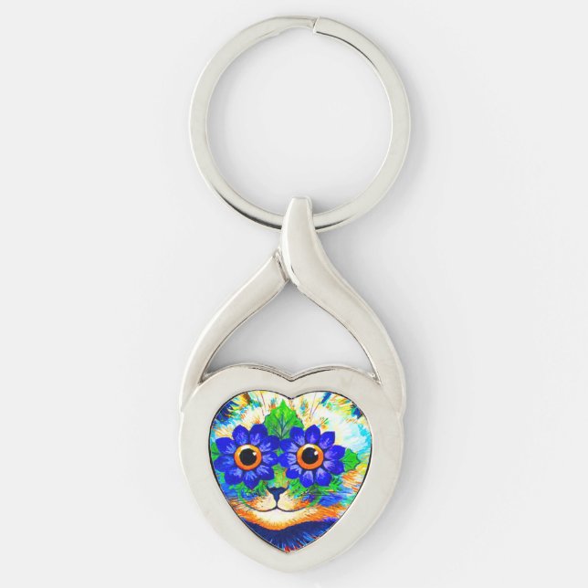 Llavero Ojos de flor de gato (Anverso)