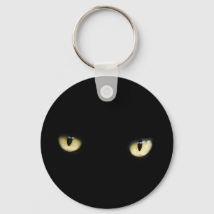 Llavero Ojos de gato negros Macro De Ojo De Gato