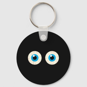 Llavero Ojos Divertidos Humor de Halloween Disfraz Sencill