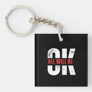 Llavero OK Acrylic Keychain