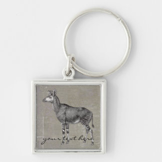 Llavero Okapi del vintage