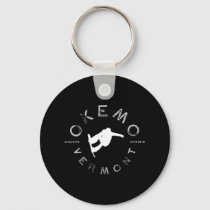 Llavero Okemo Mountain Vermont Grave Snowboard T