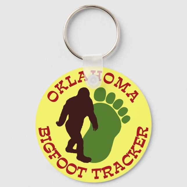 Llavero Oklahoma Bigfoot Tracker (Anverso)