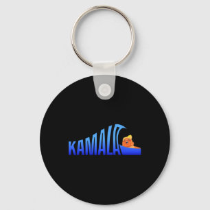 Llavero Ola Azul De Kamala Sobre Trump Harris Por El Presi