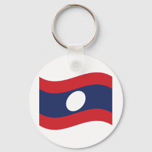 Llavero Ola de bandera de Laos