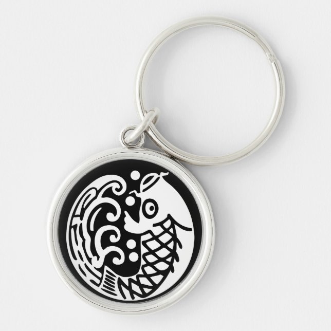 Llavero Ola de carpa (Frente)