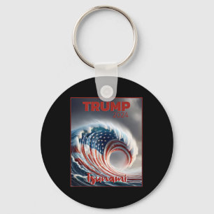 Llavero Ola Roja Tsunami Trump 2024 Elecciones EEUU Votaci