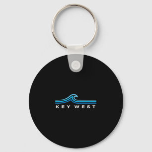 Llavero Olas de Key West Florida Vintage Hombres Mujeres N
