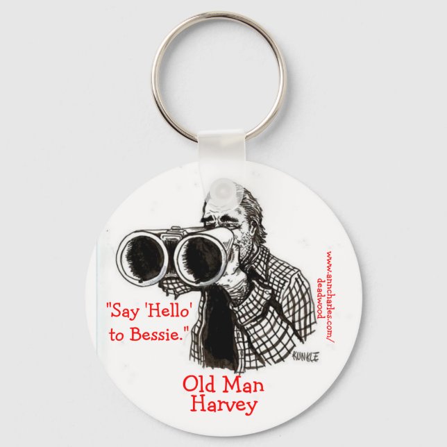 Llavero Old Man Harvey - Keychain de Ann Charles en Deadwo (Anverso)