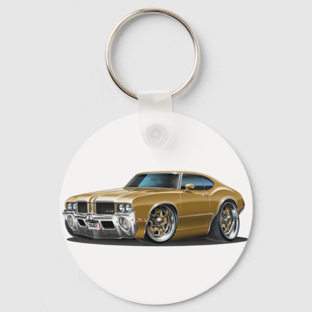Llavero Olds Cutlass Brown Car (Anverso)