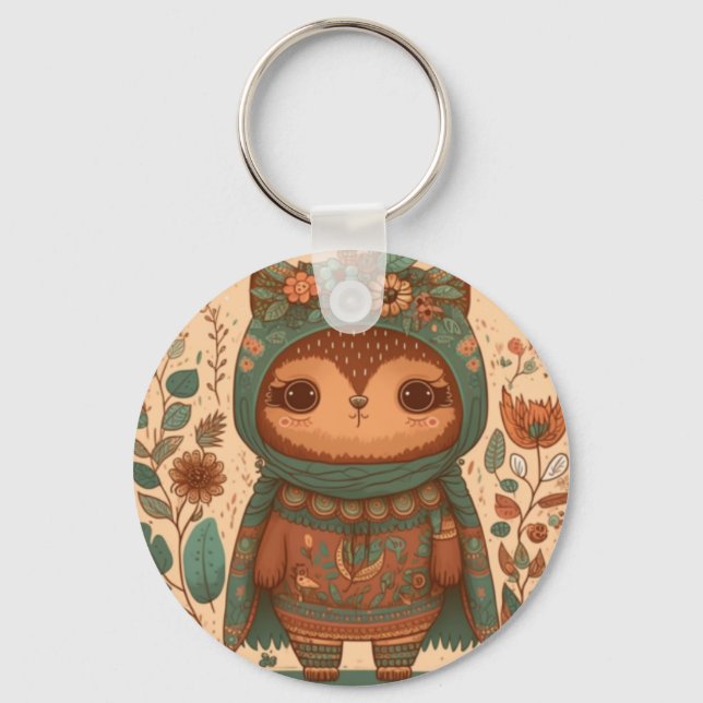 Llavero Oleostoma cute boho (Anverso)