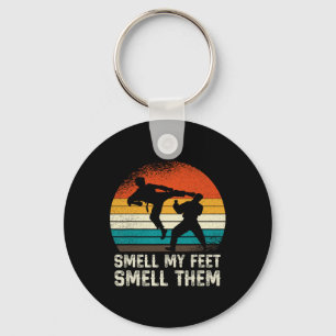 Llavero Olía mis pies olía las divertidas artes marciales