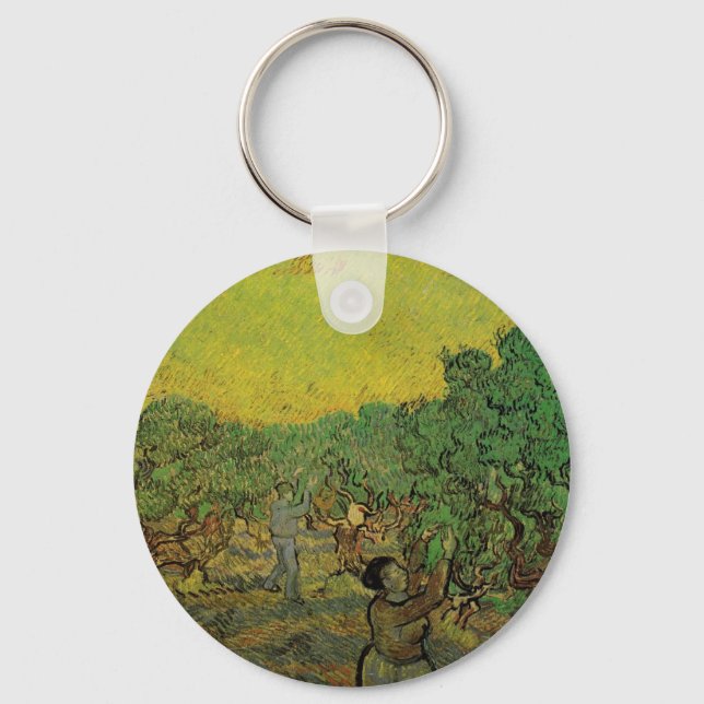 Llavero Olive Grove con figuras recolectoras, Vincent van  (Anverso)