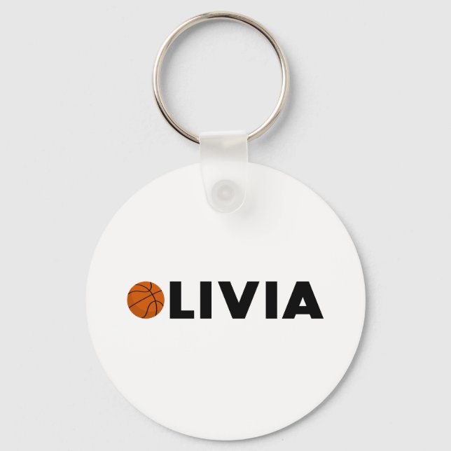Llavero Olivia Basketball (Anverso)