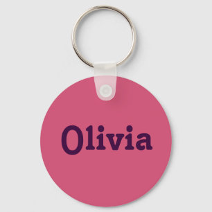 Llavero Olivia de la cadena de claves