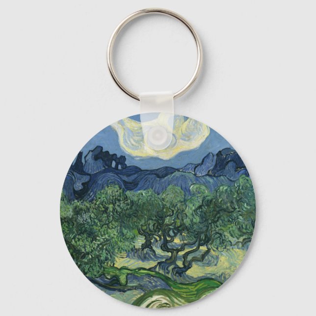 Llavero Olivos de Van Gogh (Anverso)