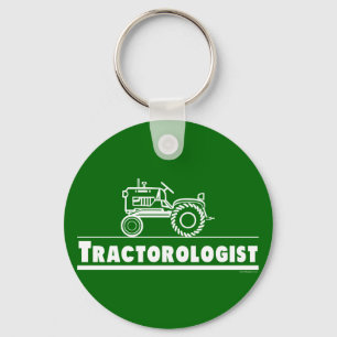 Llavero Ología del Tractor Verde