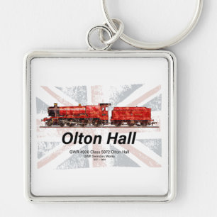 Llavero Olton Hall Vintage Steam Train English Locomotive