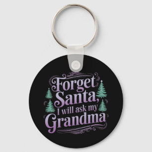 Llavero Olvidar a Santa Preguntar a la Abuela Navidad Dive