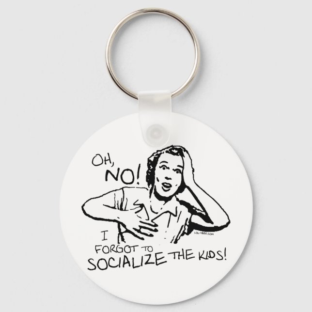 Llavero Olvidaron la socialización (Anverso)