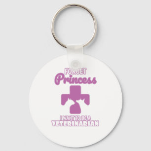 Llavero Olvídate de la princesa que quiero ser veterinaria