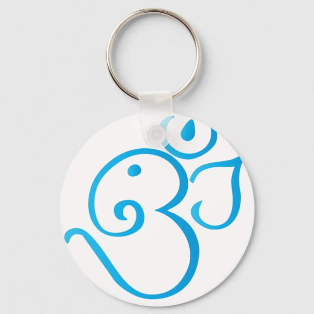 Llavero Om-ganpati-turqoise (Anverso)