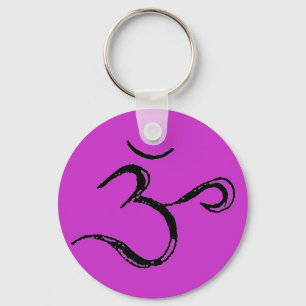 Llavero OM Purple Keychain