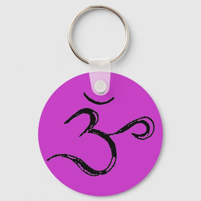 Llavero OM Purple Keychain (Anverso)