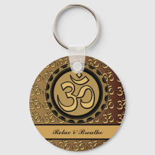 Llavero Om Relax & Breathe Keychain