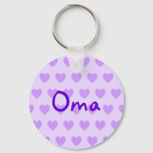 Llavero Oma en morado