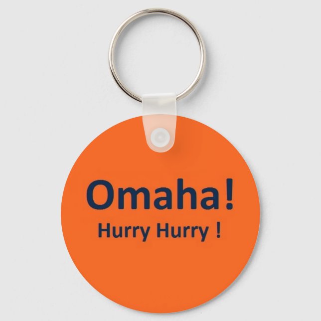 Llavero Omaha Date prisa Keychain Peyton Manning Denver (Anverso)
