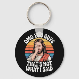 Llavero Omg Chicos Eso No Es Lo Que Dije Jesús Retro Fai
