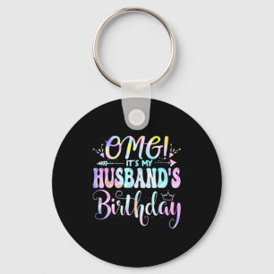 Llavero Omg es el cumpleaños de mi esposo feliz cumpleaños