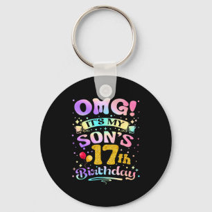 Llavero Omg Es El Cumpleaños Número 17 De Mi Hijo Feliz 17