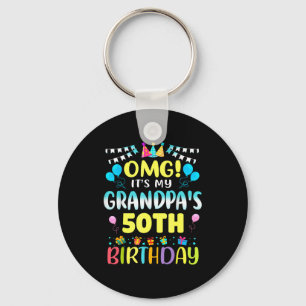 Llavero Omg Es El Cumpleaños Número 50 De Mi Abuelo Dulces