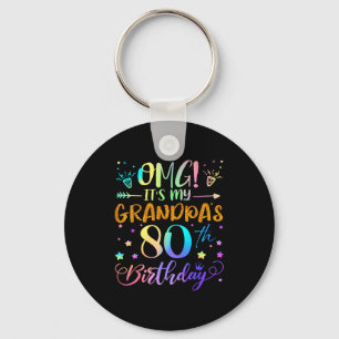 Llavero Omg Es El Cumpleaños Número 80 De Mi Abuelo Dulces