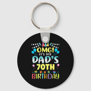 Llavero Omg es mi papá 70 cumpleaños dulce 70 años de edad