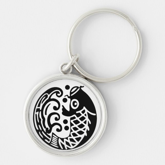 Llavero Onda de carpa (Frente)