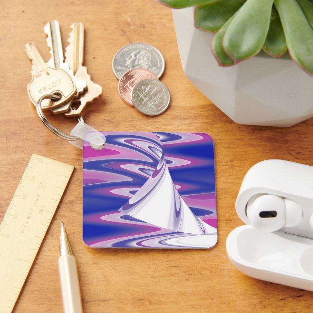 Llavero Ondas giratorias (Escritorio )