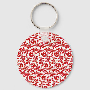Llavero Ondas, Keychain rojo-blanco