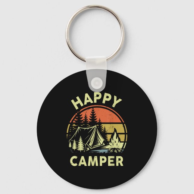 Llavero One Happy Camper Toddler Boy Funny Camng Campfire  (Anverso)