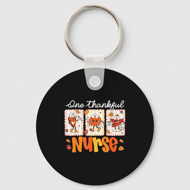 Llavero One Thankful Nurse Thanksgiving Turkey Day Nurse G (Anverso)