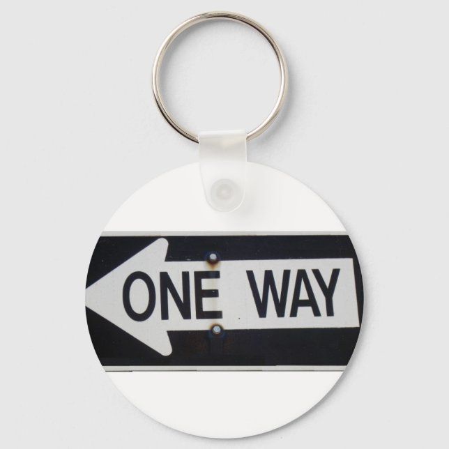 Llavero One Way Sign (Anverso)