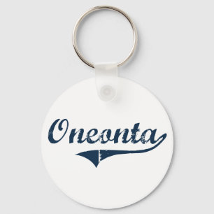 Llavero Oneonta New York Classic Design