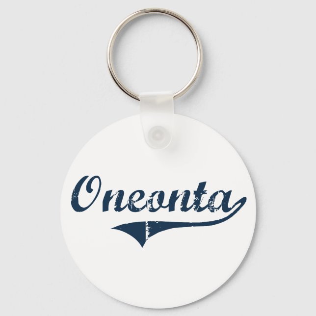 Llavero Oneonta New York Classic Design (Anverso)