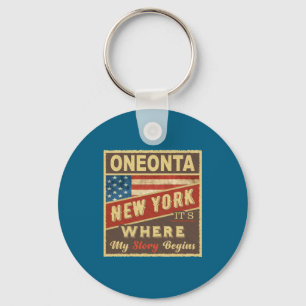 Llavero Oneonta Ny Donde Comienza Mi Historia _1