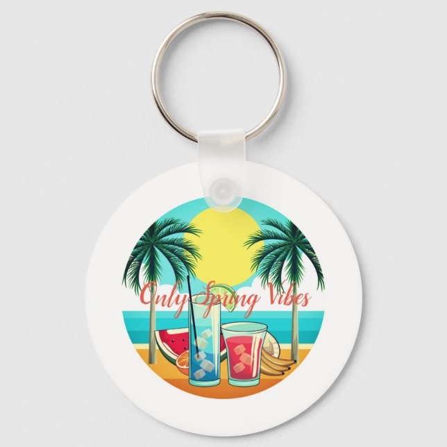 Llavero Only Spring Vibes (Anverso)